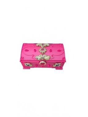 Vintage 1994 Hasbro Pink Jewel Treasure Chest Toy Box